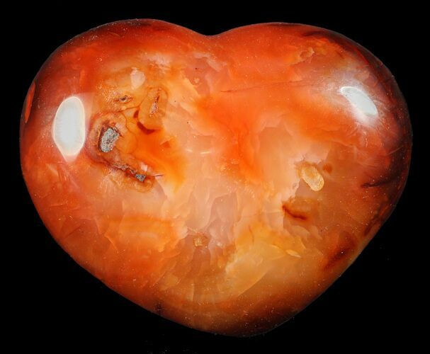 Colorful Carnelian Agate Heart #59486